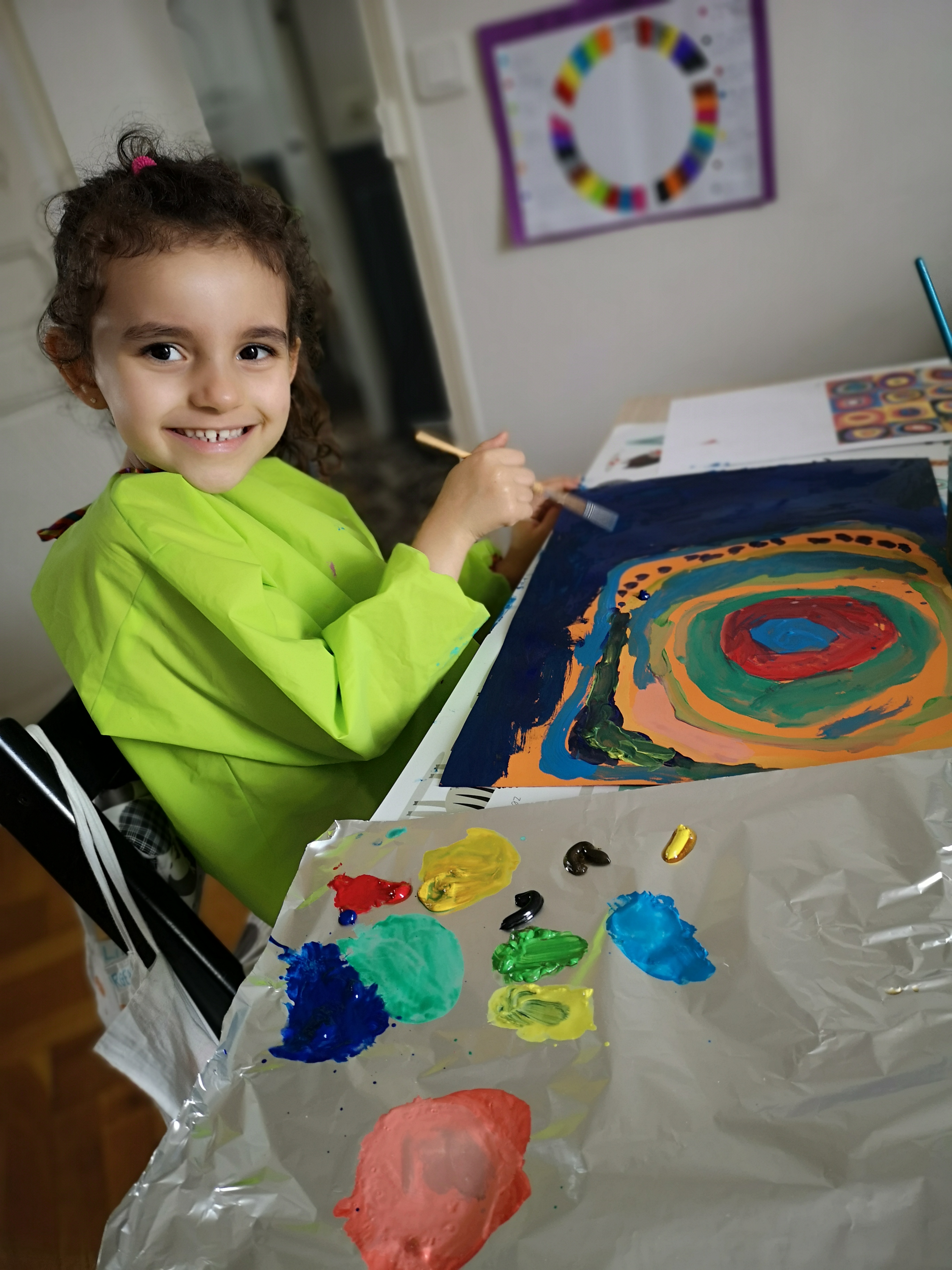 Lilia peint comme Kandinsky